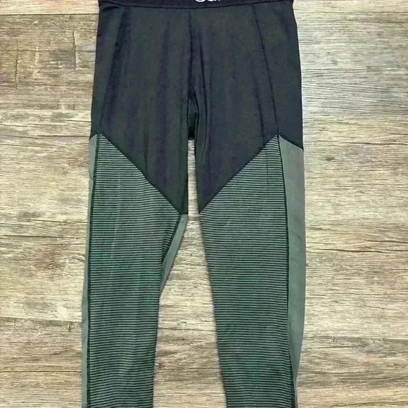 Calvin Klein Pants - Calvin Klein Women’s Performance Leggings Black & Green Size Medium